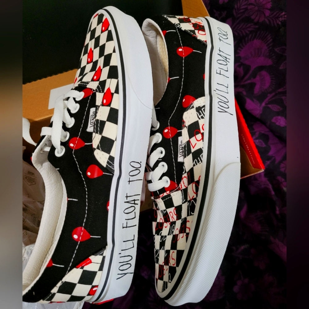 Vans Limited Edition IT Checkered Era Sneakers in Women's 10
